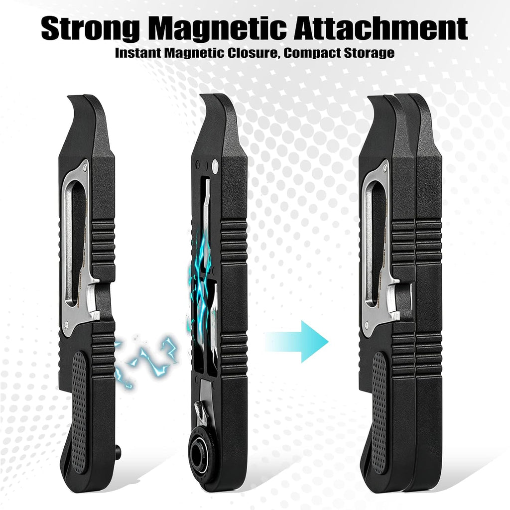 14-in-1 Bike Tire Levers Kit, Portable Bicycle Multi-Tool with Reversible Mini Ratchet