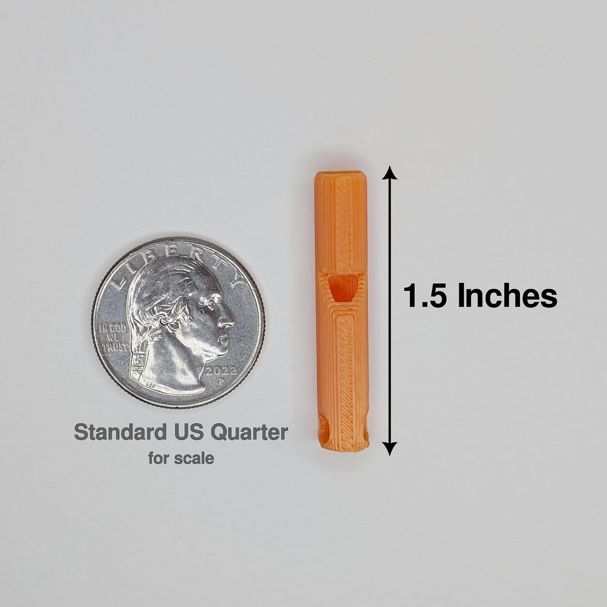 100-Pack 3D Printed Emergency Survival Whistles - 120dB Pealess Safety Whistle with