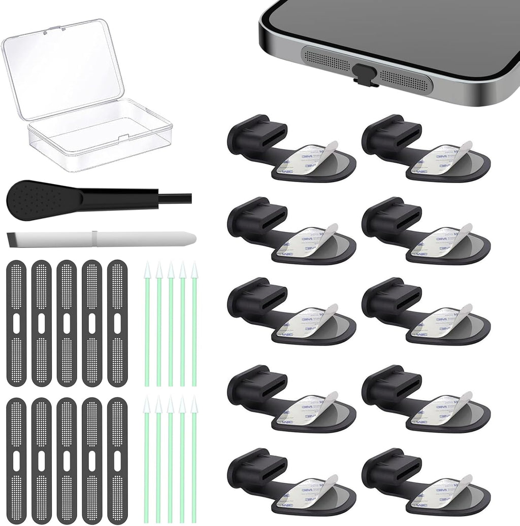 (10-Pack) Anti Loss USB C Dust Plug,C-Type Port Dust Plug