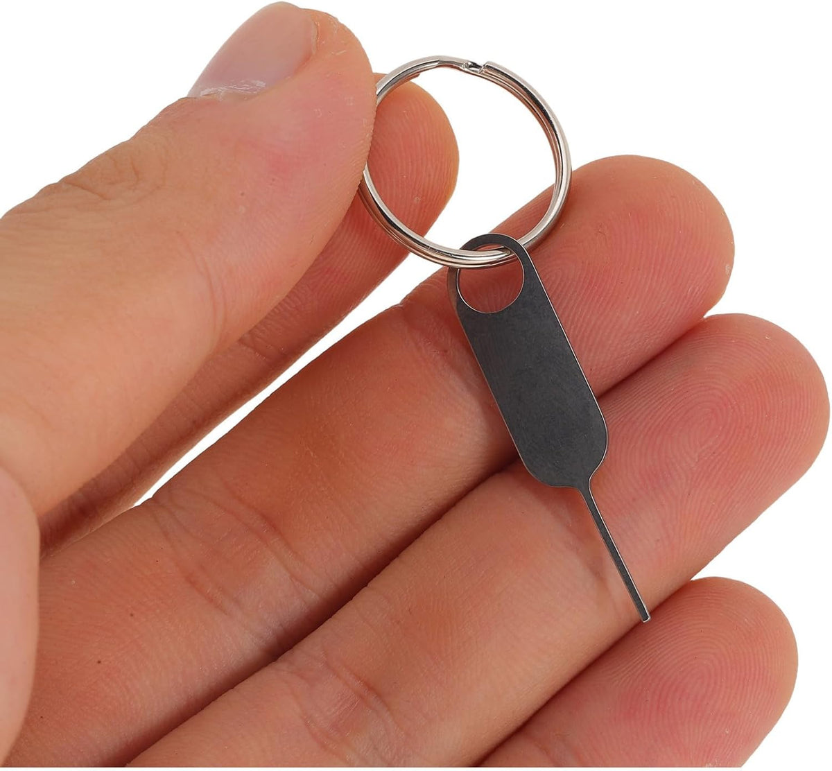 20pcs Phone Sim Card Removal Tool Eject Pin with Keyring