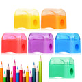 Adorox 72 Count - Plastic Handheld Pencil Sharpener for Classroom, School, Office