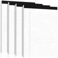 6 Pack Yellow Legal Pads, 8.5 x 11 College Ruled Notepads, 30 Sheets Each