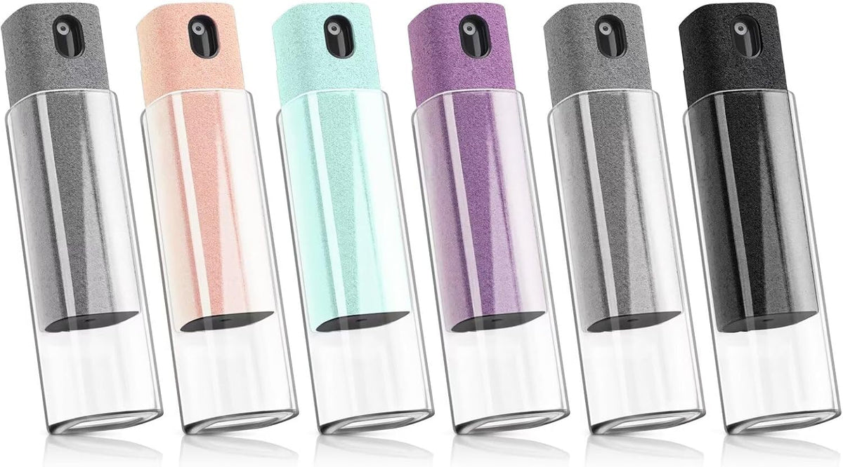 6 Pack Screen Cleaner 3-in-1 Touchscreen Mist Cleaner Spray and Microfiber Cloth Built-in