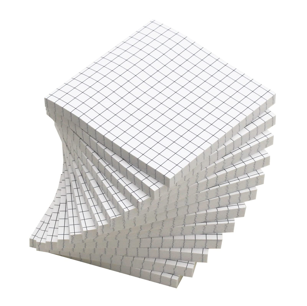 (12 Pad) Dotted Sticky Notes, 3x3 Inch, Dot Grid Self-Stick Notes