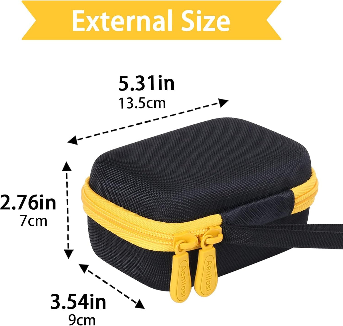 Aenllosi Hard Case for Fanttik X8 Nano/X9 Nano Electric Ball Pump