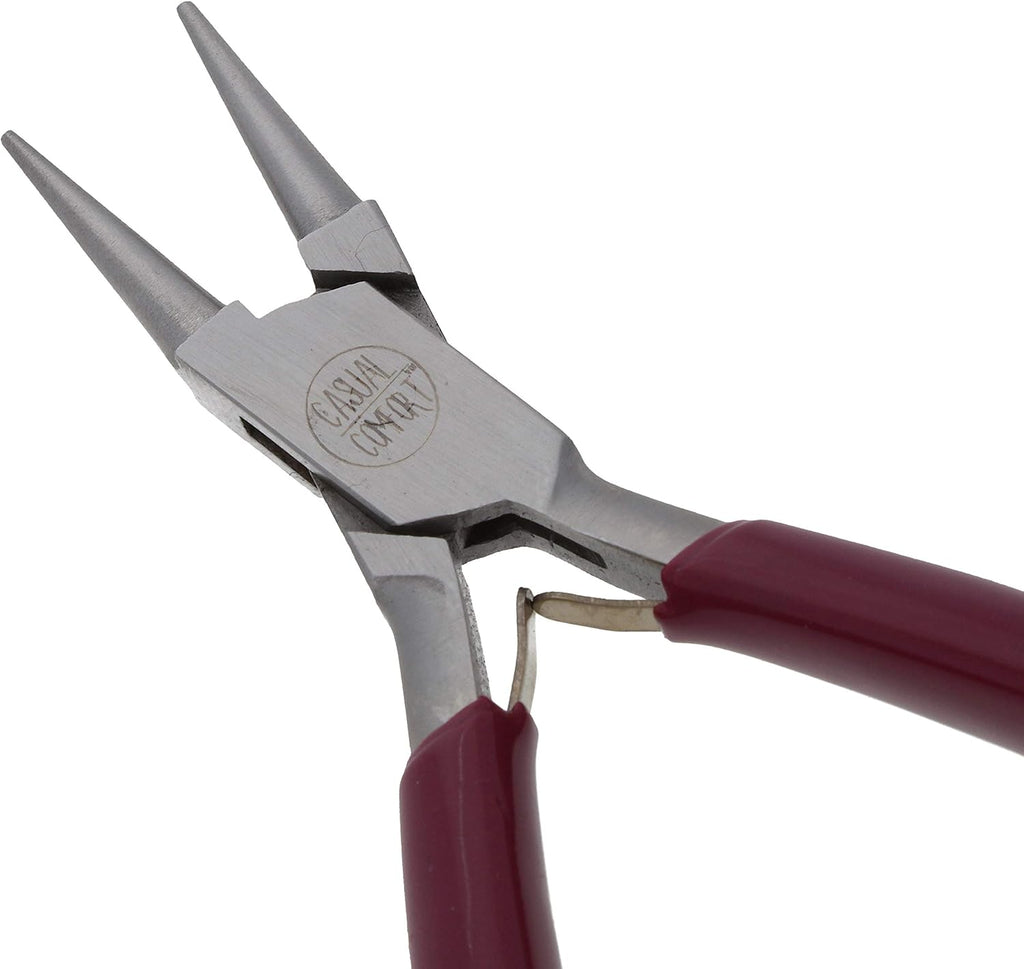 The Beadsmith Round Nose Pliers – 6-Inches (152 mm) Jewelry-Making Tool w/Polished Steel