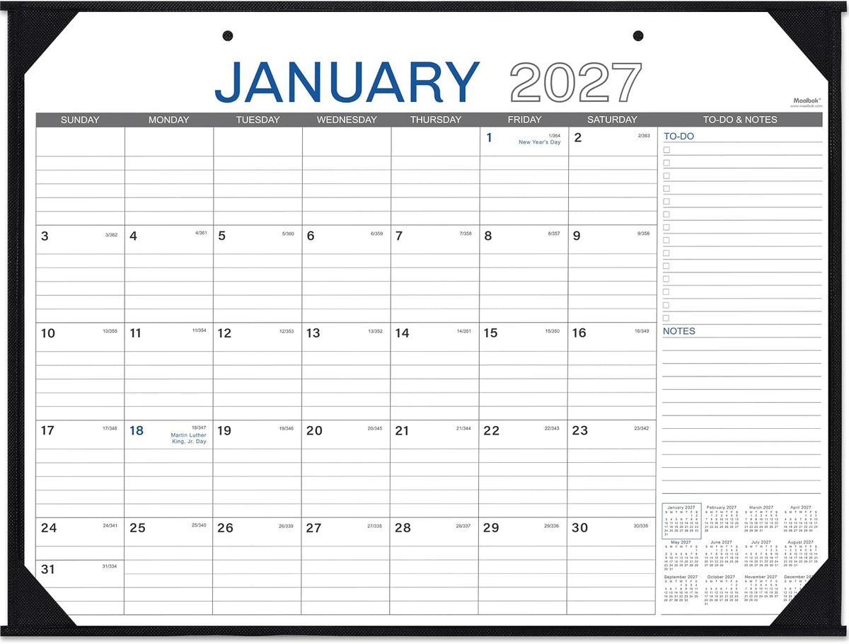 2027 Desk Calendar - Large Desk Calendar 2027, July 2026 – December 2027