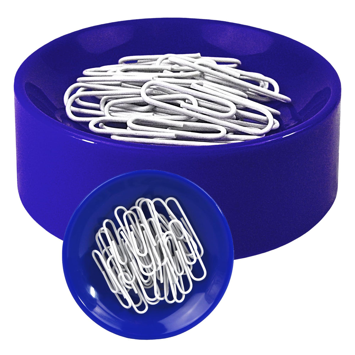 Clipwell Magnetic Paper Clip Holder - Easy Toss & Pick-Up - Holds Various Metal Parts