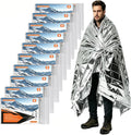 Emergency Blanket,Emergency Foil Blanket– 83" x 63" (210 x 160 cm) Survival Reflective