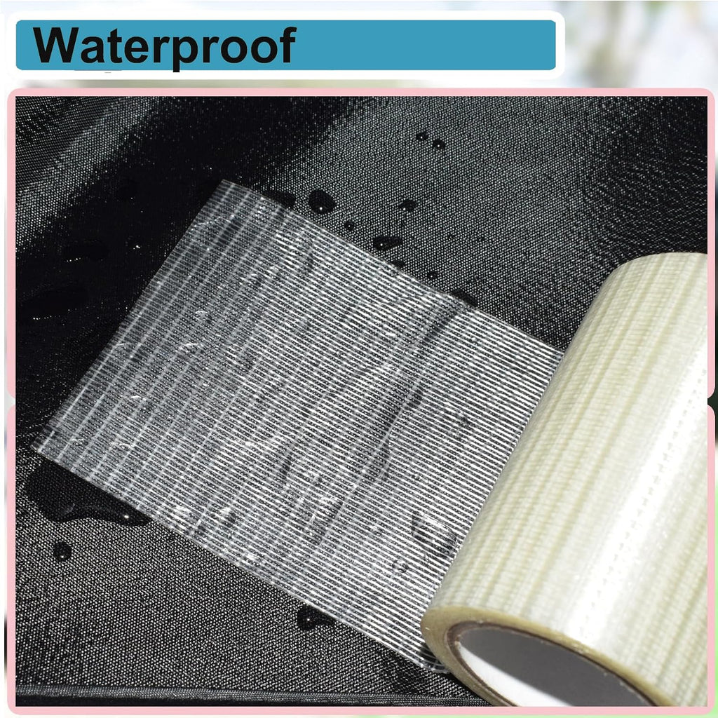 RV Awning Repair Tape, 3.15 Inch x 39 Ft Fiberglass Waterproof Patch Tape