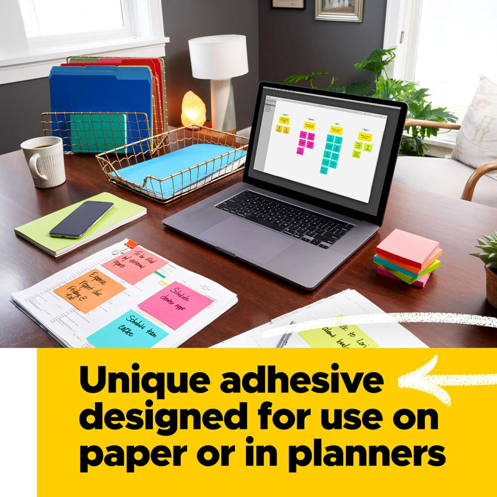 Post-it Pop-up Notes, 18 Sticky Note Pads, 3 x 3 in., School Supplies, Office Products