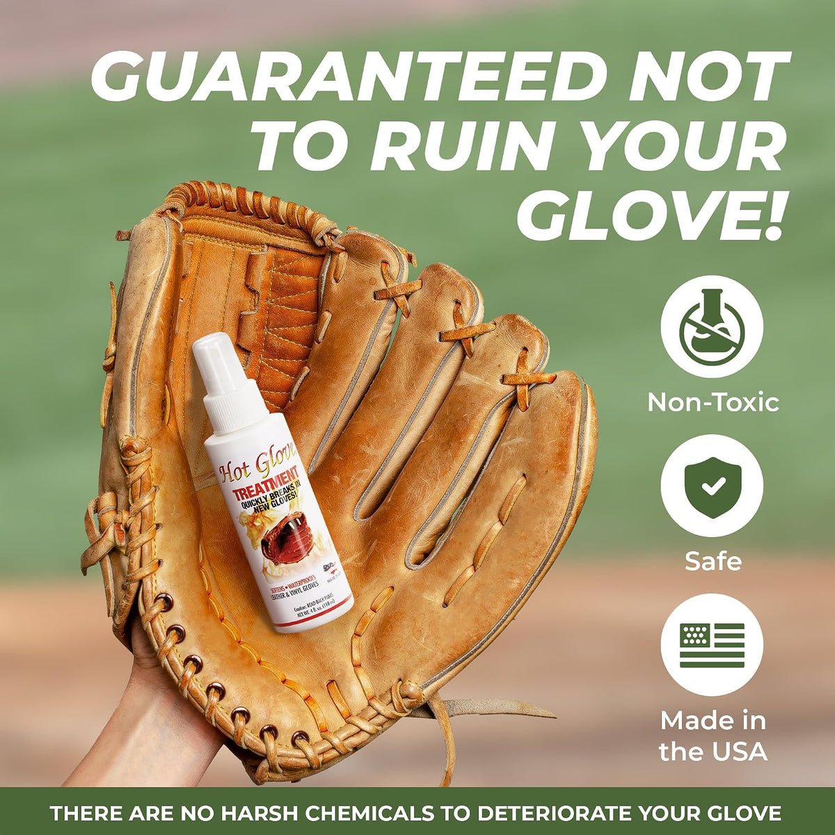 Hot Glove Heat Treatment Instant Glove Break-In for Baseball and Softball Gloves - the