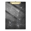 Acrylic Glitter Clipboard, 8.5 x 11 Sparkly Clip Board, Blue