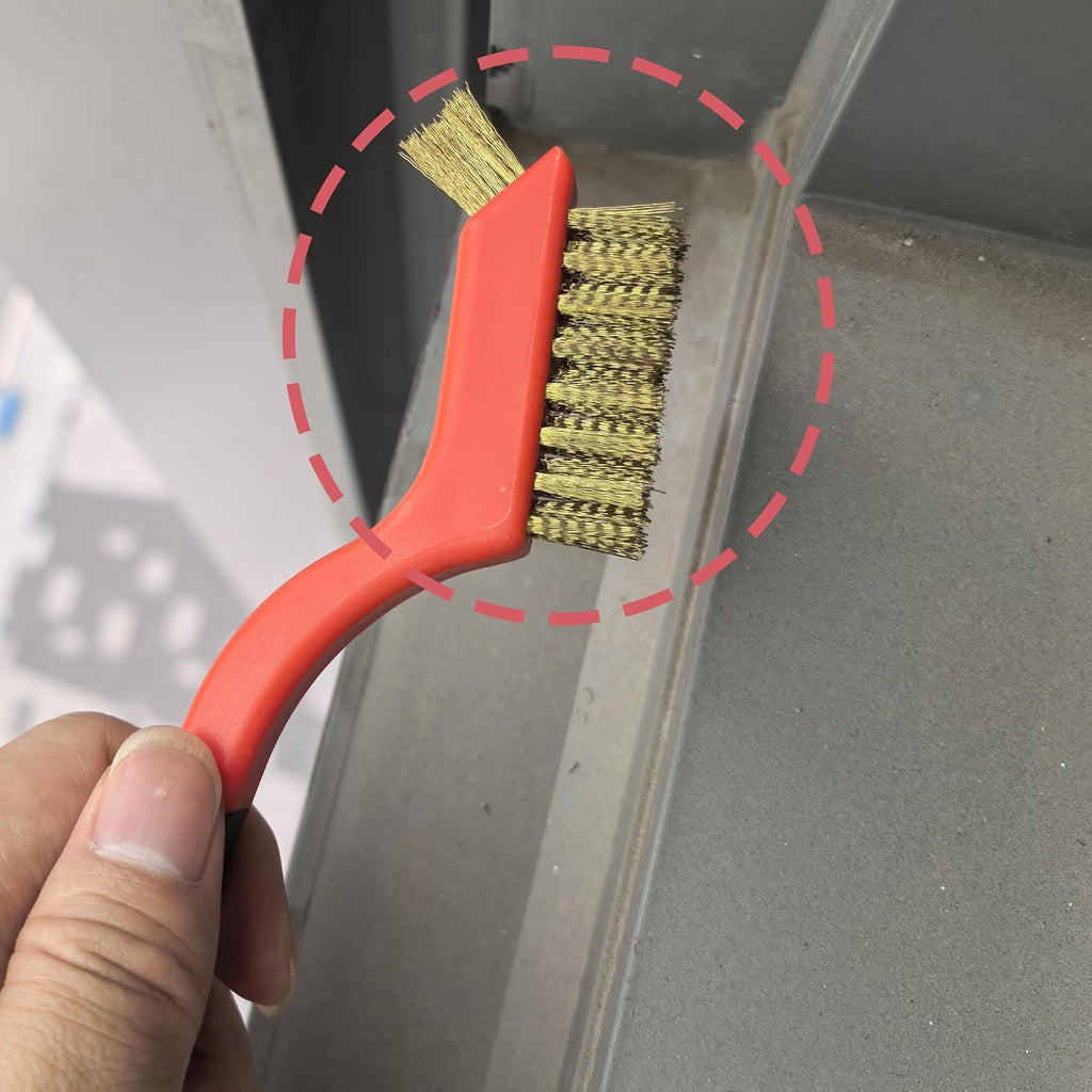 6 Pcs Brass Wire Cleaning Brush Set, Anti-Static Non-Scratch Polishing Brushes for
