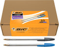 BIC Cristal Xtra Smooth Ballpoint Pen, Medium Point 1.0 mm, Easy-Glide Ink