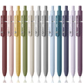 Mr. Pen- Retractable Gel Pens, 12 Pack, Morandi and Vintage Barrels