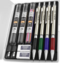 Nicpro 2.0 mm Mechanical Pencils Set, 4PCS Metal Mechanical Drawing Pencil