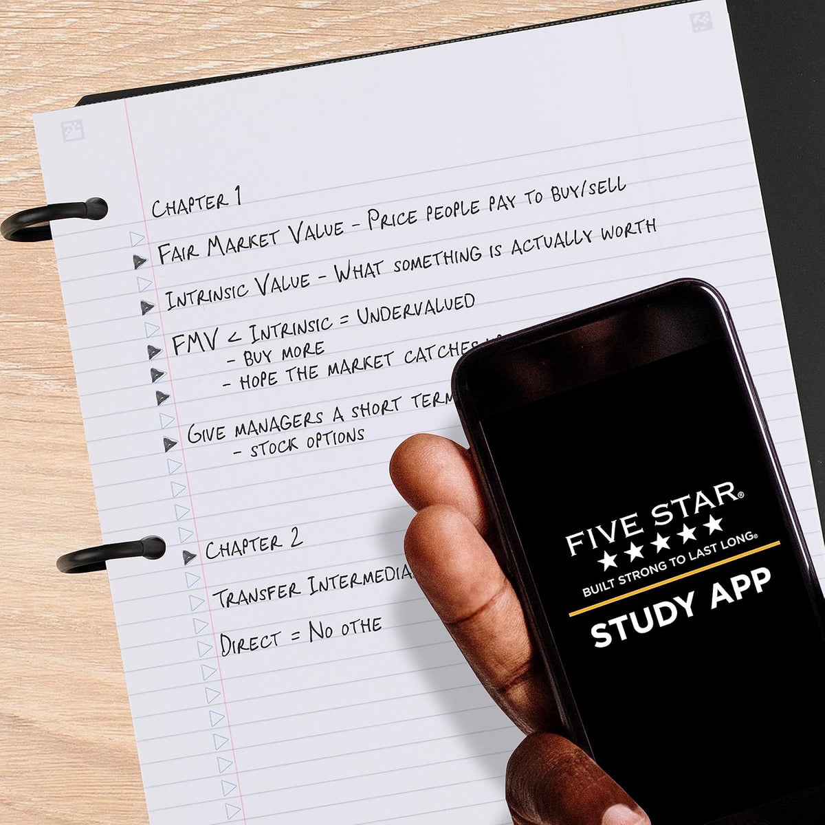 Five Star Flex Refillable Notebook + Study App