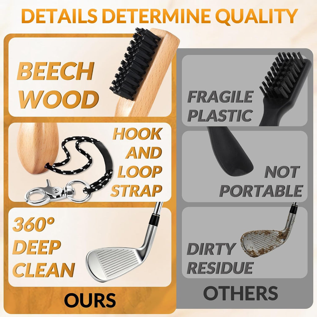 Belongtous Golf Clubs Scrub Cleaning Brush: Golf Accessories for Men Women Golfers