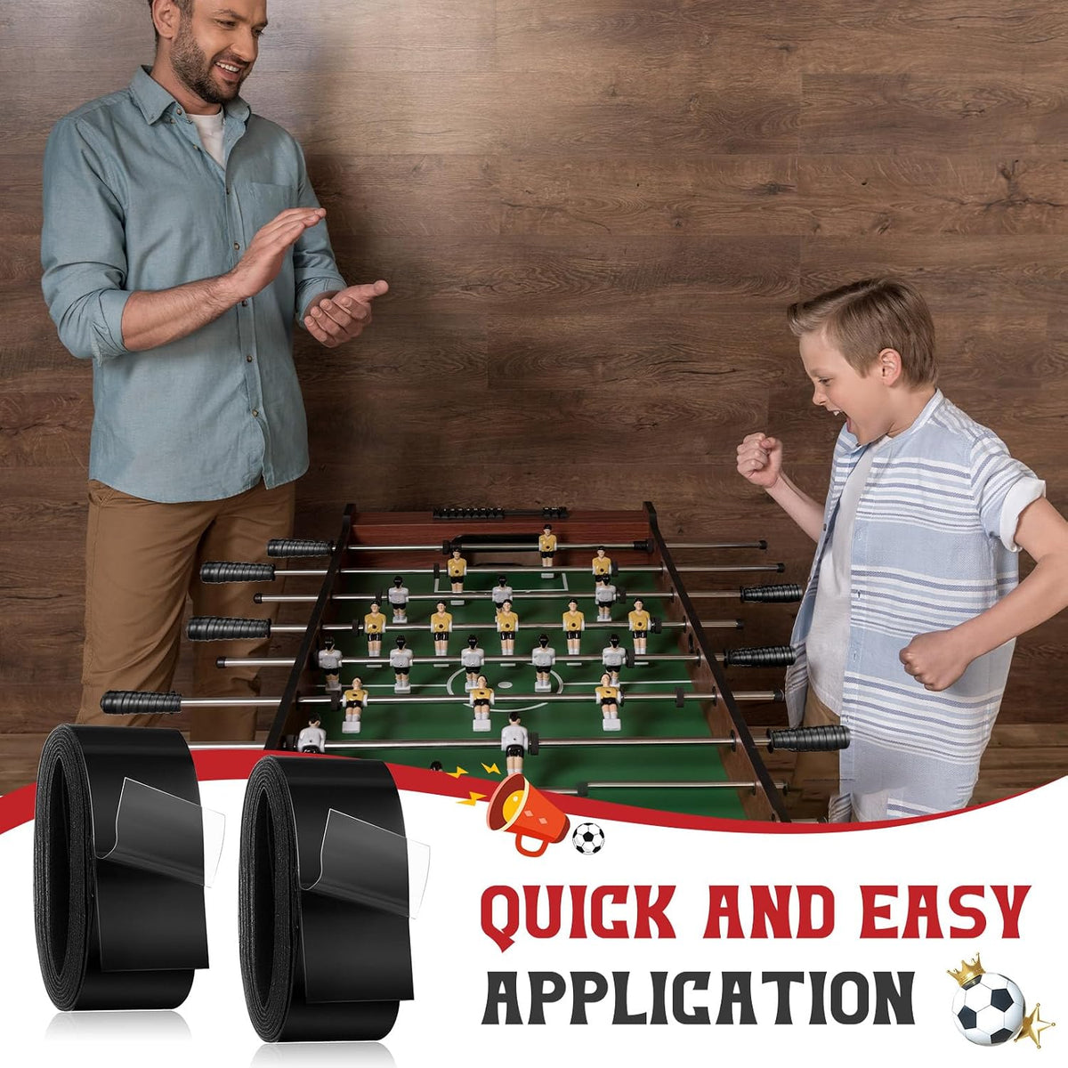 8 Pcs Foosball Wraps Table Parts Handle Grips Wraps