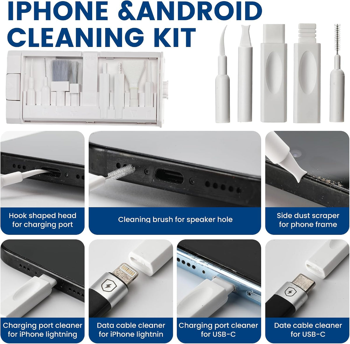 32-in-1 Phone Cleaning Kit, Charging Port and Electronics Cleaner