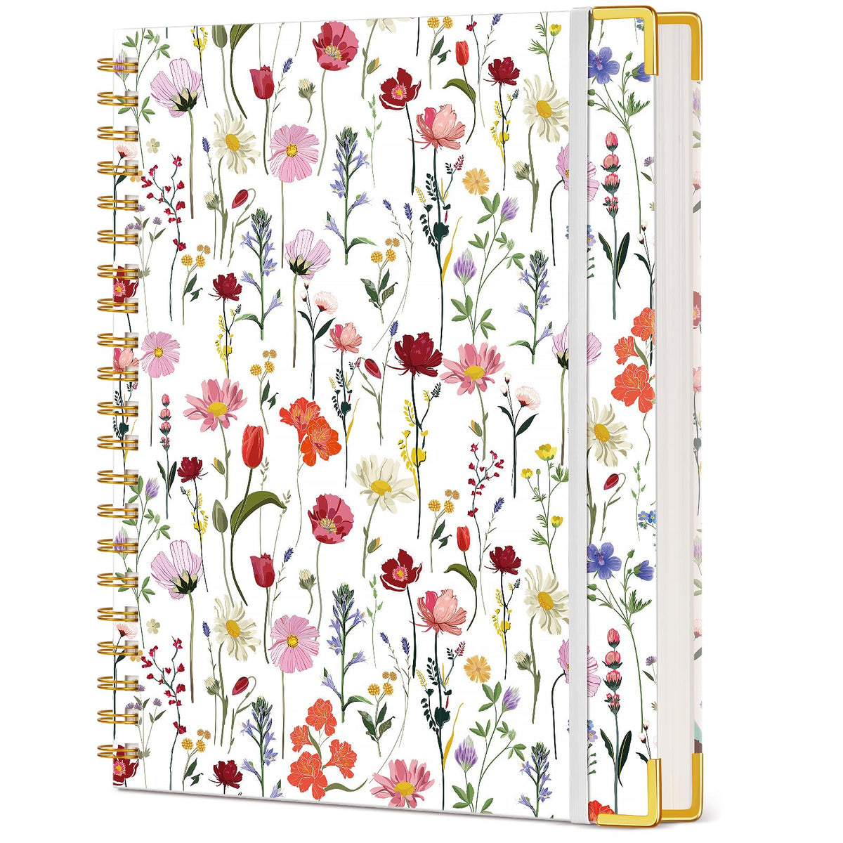 Cute Spiral Notebook Journal for Women, 200 Pages Lined Notebooks 8.5” x 11”