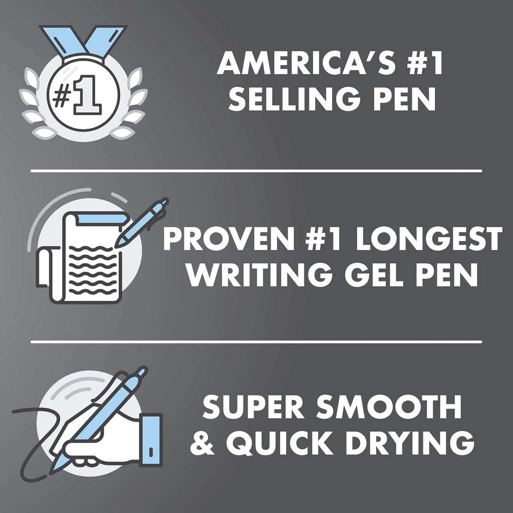 PILOT G2 Premium Gel Ink Pens, Fine Point 0.7mm, Assorted Inks, 8-Pack