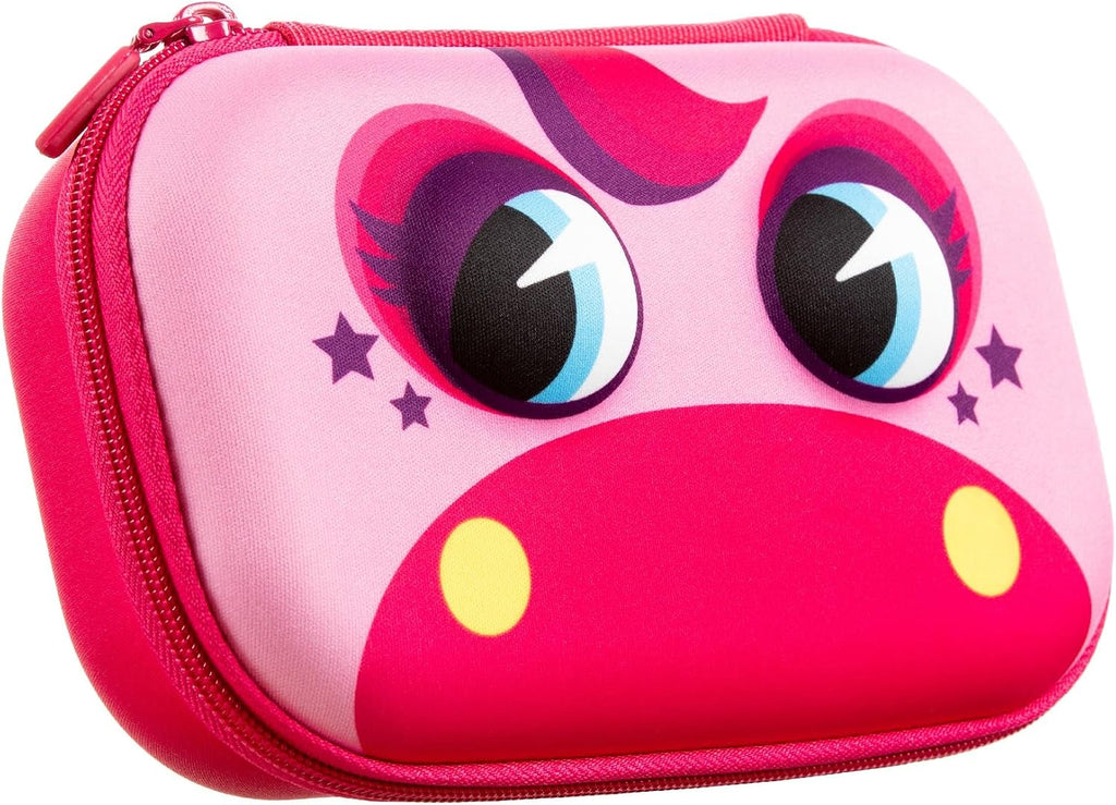 ZIPIT Wildlings Pencil Box for Girls, Cute Pencil Case for School, Pony