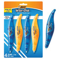 BIC Wite-Out Brand EZ Correct Correction Tape, 39.3 feet, 4-Count Pack of White Fast