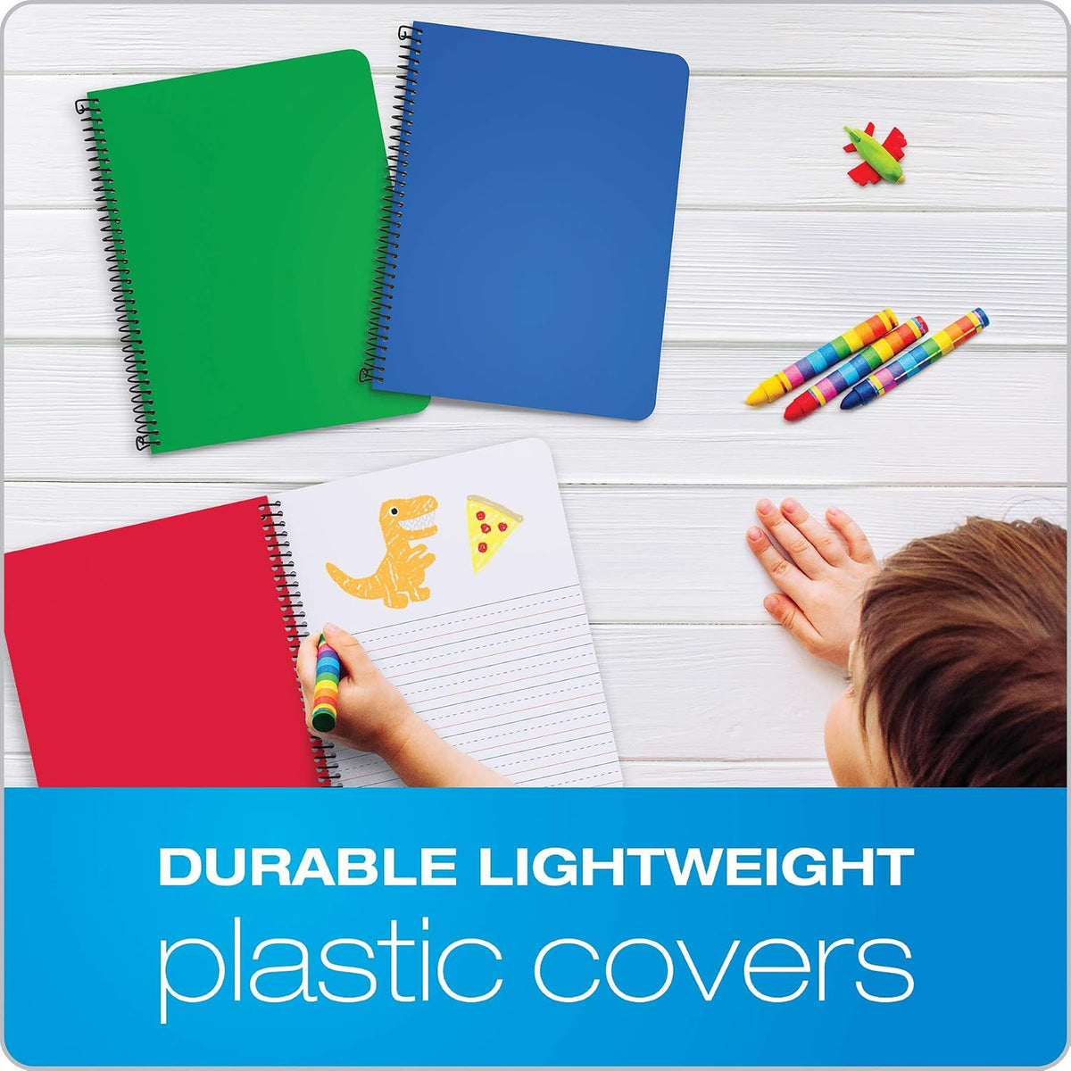 Oxford Primary Spiral Notebooks, Writing/Drawing Practice, Pre-K, K-2