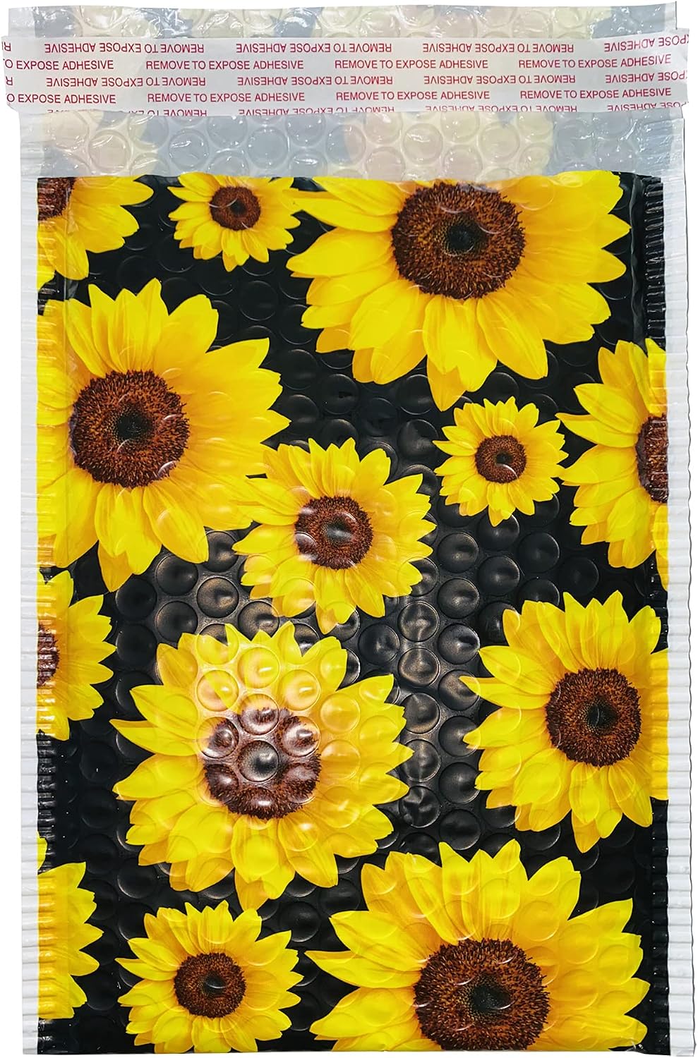 Great Papers! Bubble Mailer, Self-Sealing and Tear Resistant, Sunflowers, 6" x 10"