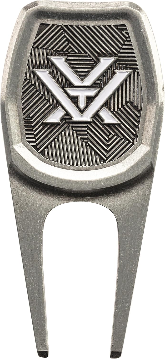Vortex Multi-Purpose Golf Divot Repair Tool with Magnetic Ball Marker