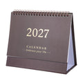 NUOBESTY Monthly Desk Calendar 2026-2027 Standing Flip Daily Calendar