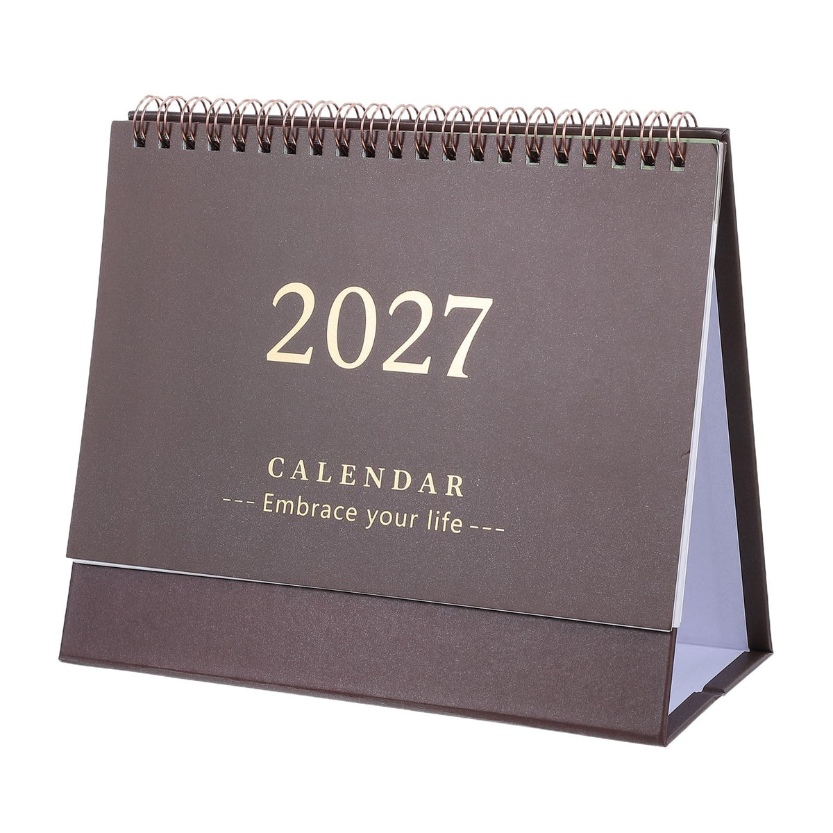 NUOBESTY Monthly Desk Calendar 2026-2027 Standing Flip Daily Calendar