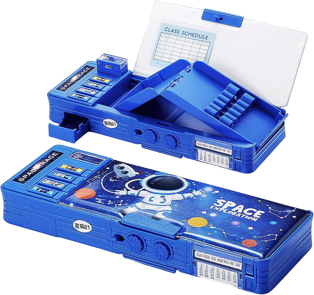 Pop up Multifunction Pencil Case for Kids Astronaut Spacesuit Pen Box Bag Pencil Holder