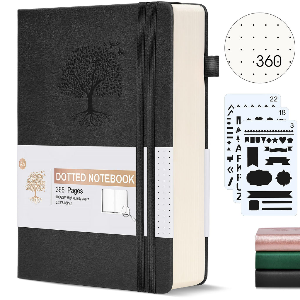 Ansopu Graph Paper Notebook Journal, 360 Numbered Pages Grid Notebooks