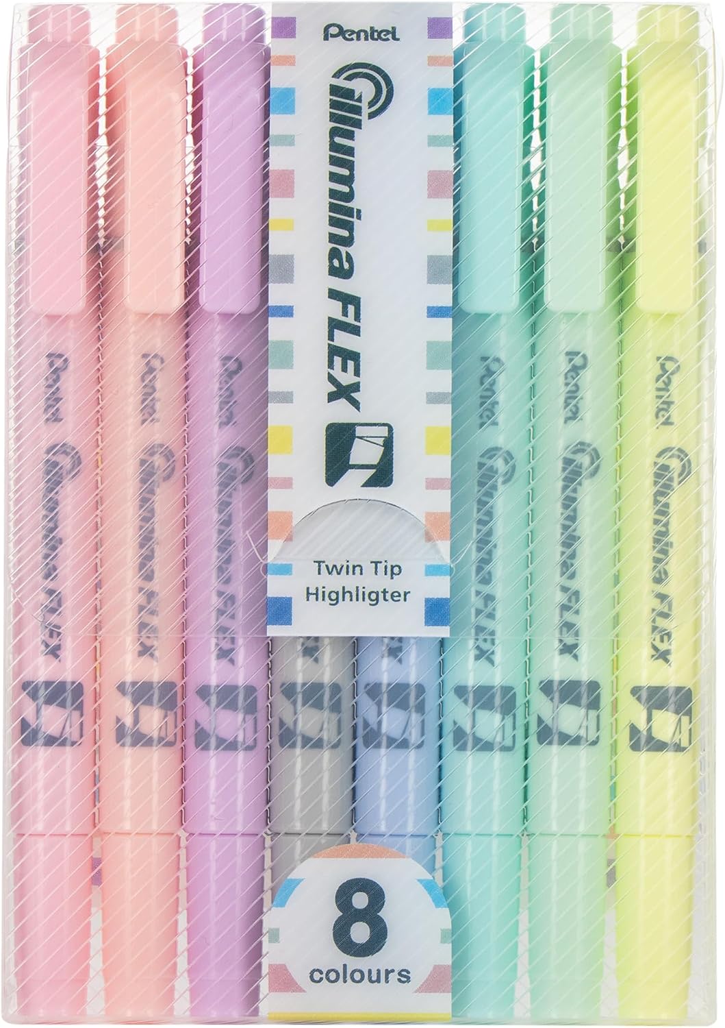 Pentel Illumina Flex Twin Tip Highlighter, Dual-Tip Marker Highlighter
