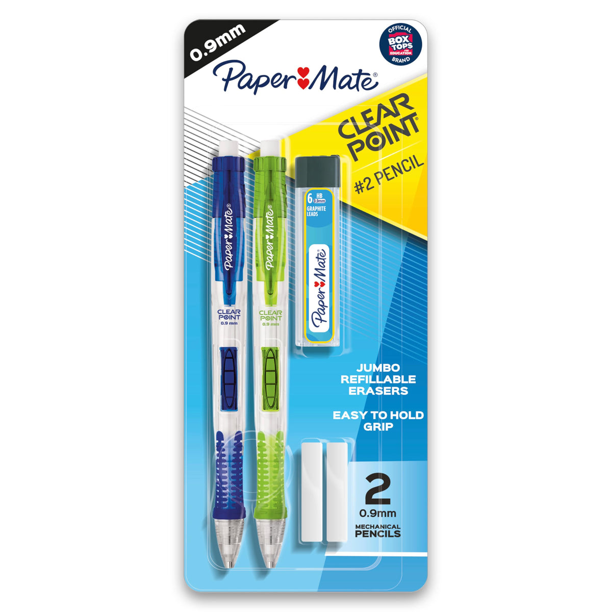 Paper Mate Clearpoint Mechanical Pencils 0.9mm, HB #2 Pencil Set, School Supplies