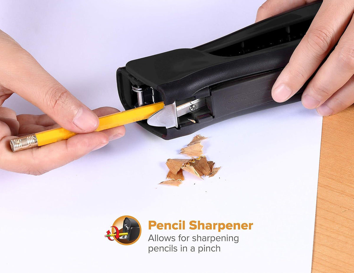 Bostitch Office Dynamo 4 in 1 Standup Stapler, 20 Sheet Capacity