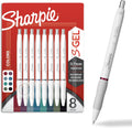 Sharpie S-Gel Pens, Fashion Barrel White Pearl, Medium Point (0.7mm), Bold Ink Colors