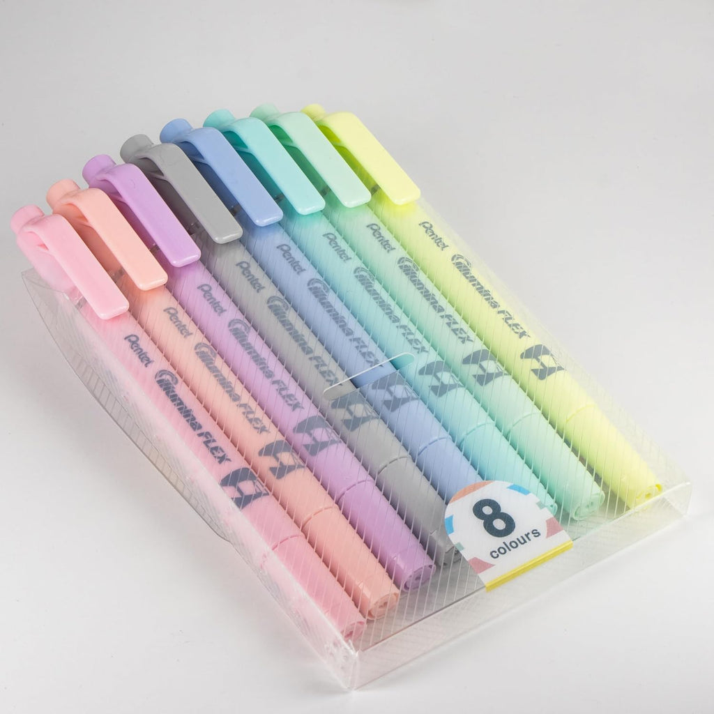 Pentel Illumina Flex Twin Tip Highlighter, Dual-Tip Marker Highlighter