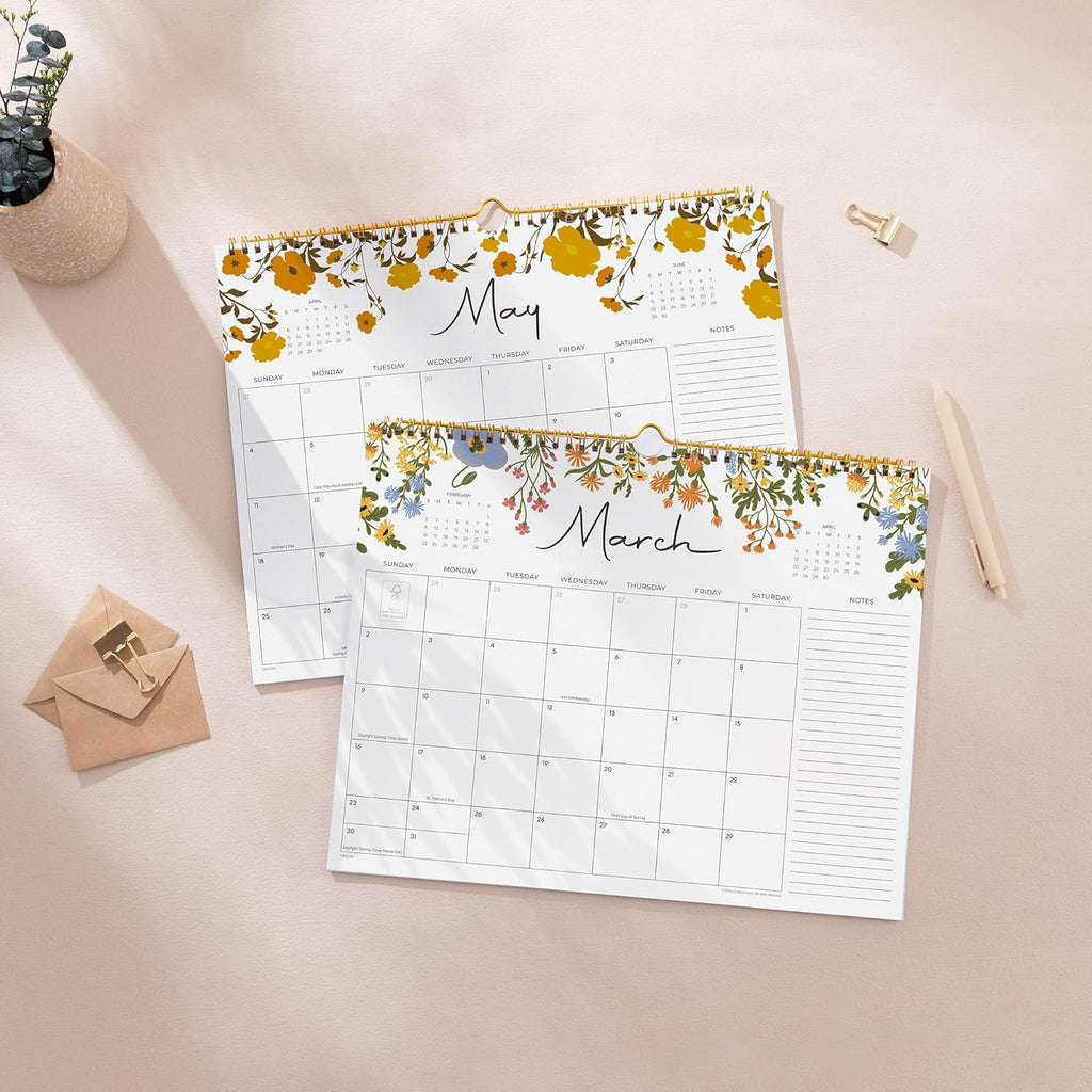 2027 Calendar, Cabbrix Wall Calendar 2026, 18 Months Calendar Runs From January 2027
