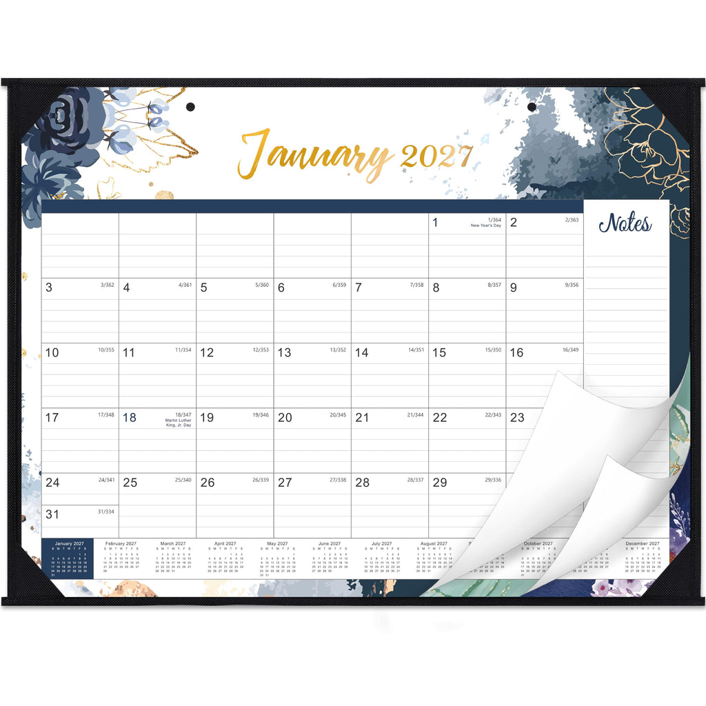 2027 Large Desk Calendar, July 2026 - December 2027, 18 Month Desk Calendar