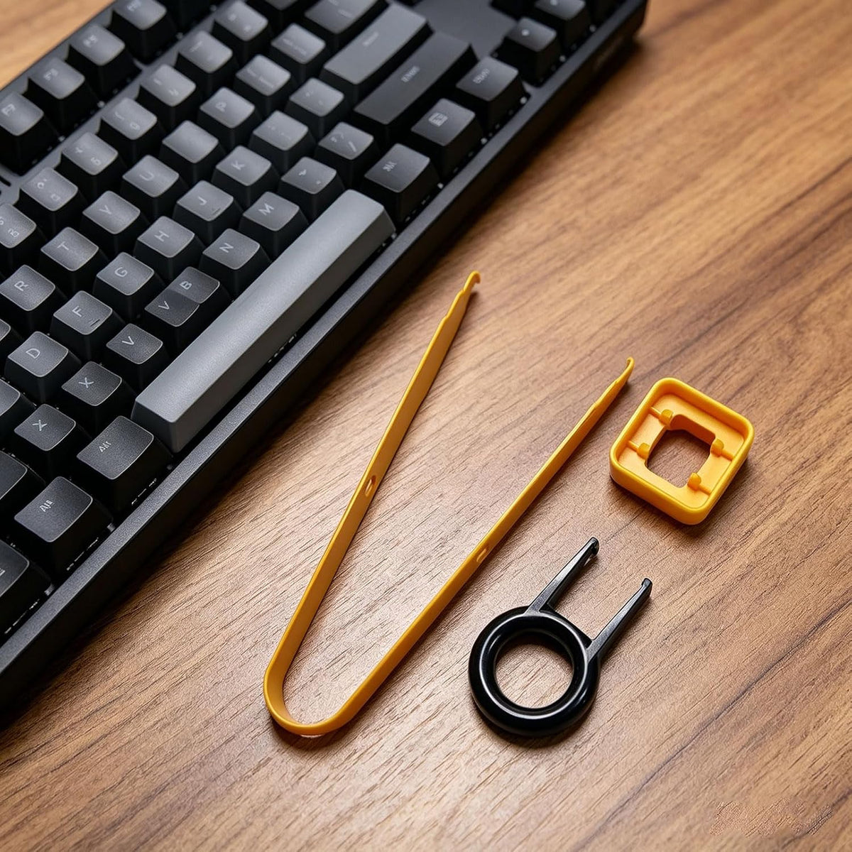 3Piece Ergonomic Keycap Puller Switches Remover Opener Set for Mechanical Keyboard