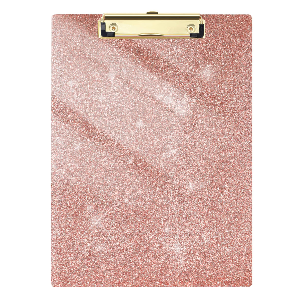 Acrylic Glitter Clipboard, 8.5 x 11 Sparkly Clip Board, Blue