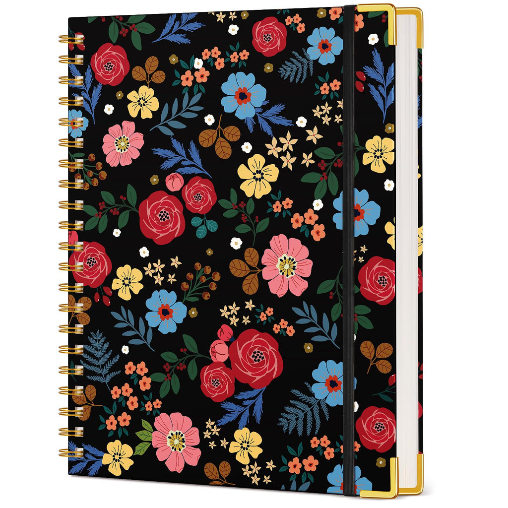 Cute Spiral Notebook Journal for Women, 200 Pages Lined Notebooks 8.5” x 11”
