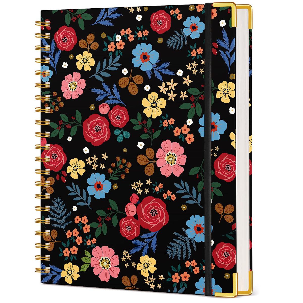 Cute Spiral Notebook Journal for Women, 200 Pages Lined Notebooks 8.5” x 11”