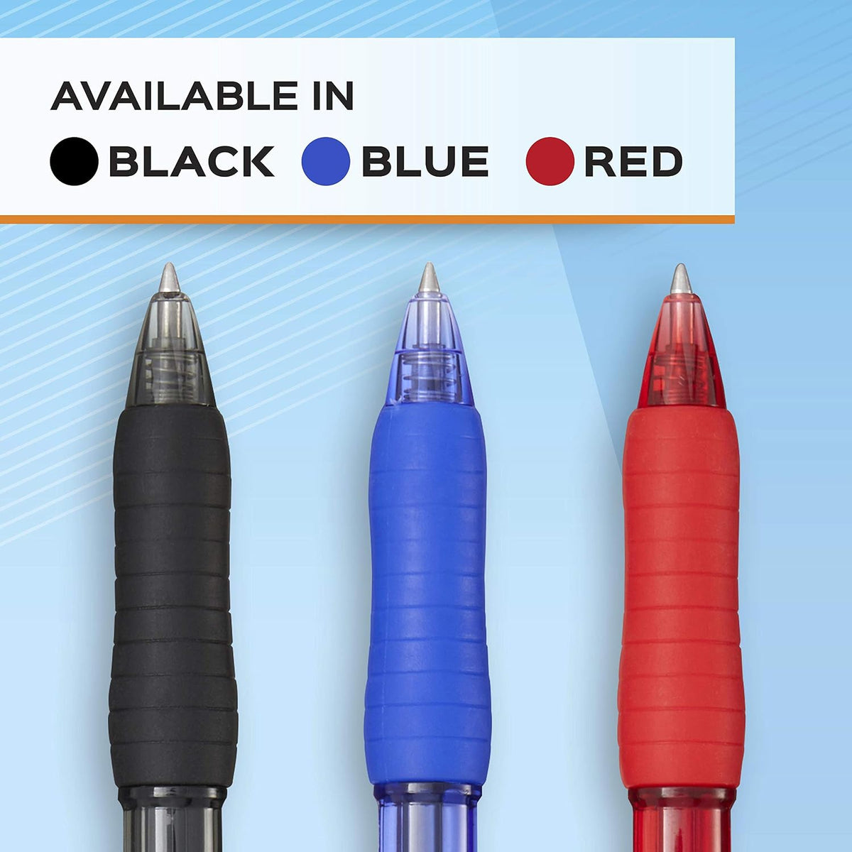 Paper Mate Profile Gel Pens, Retractable, Medium Point (0.7mm), Blue Ink