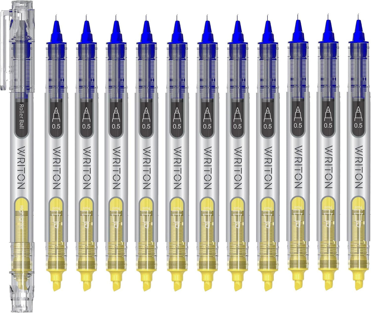 Writon, Liquid Ink Rollerball Pen and Highlighter Combo