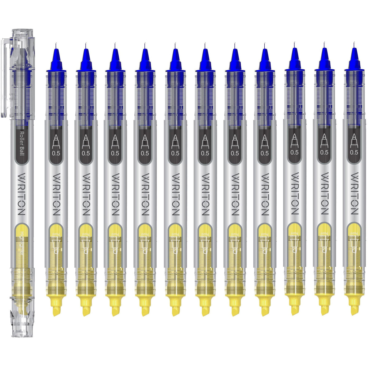 Writon, Liquid Ink Rollerball Pen and Highlighter Combo